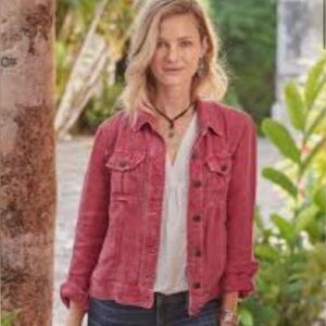Sundance Meryl 100% Linen Jacket Size PXXS